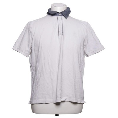 Bugatti, Poloshirt, Größe: L, Weiß/Blau, Baumwolle, Einfarbig, Herren #xxU