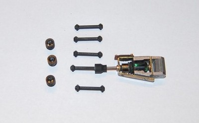 ho train tyco/mantua the general driveshafts and coupler sockets, black