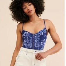 Free People x Intimately FP Printed Night Rhythm Bodysuit