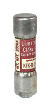 Bussmann KTK-R-1/10 Fuse 1/10A 600V Class CC Fast-Acting 200kA Midget Fuse