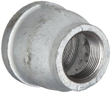 Anvil 8700135406, Malleable Iron Pipe Fitting, Reducer Coupling, 1" x 3/4" NPT F