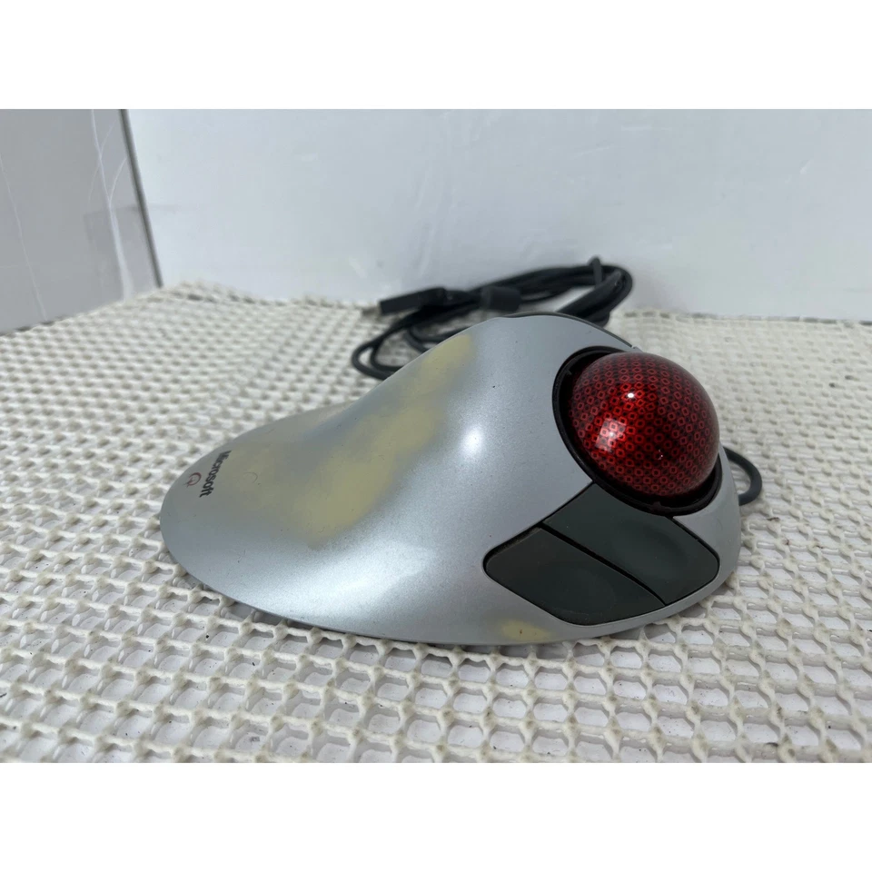 Microsoft Trackball Explorer 1.0 Mouse PS2/USB Compatible Tested Works - Image 3 of 4