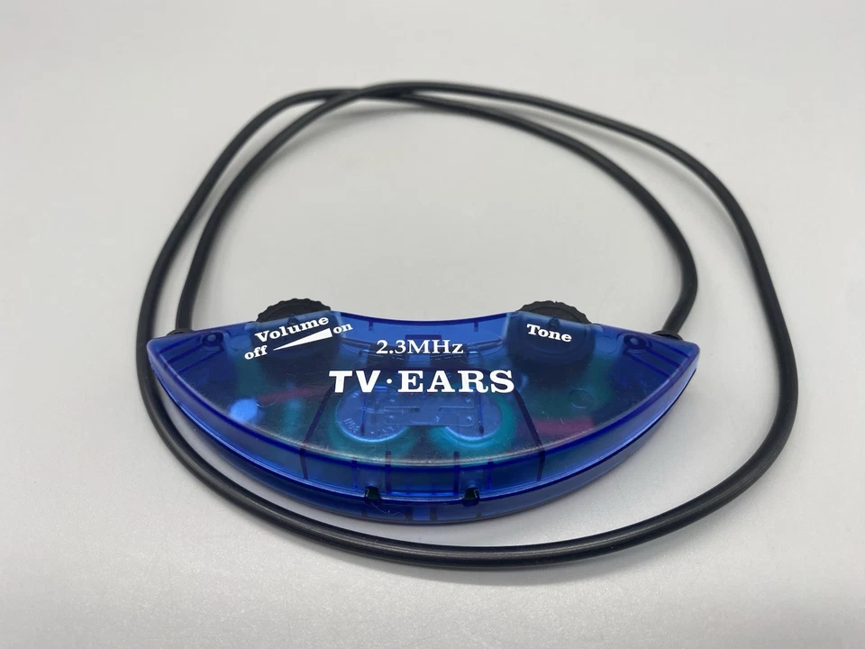 Fones de ouvido TV Ears 2.3MHz com unidade base de carregamento - NÃO TOTALMENTE TESTADO - #11351 - Imagem 3 de 4