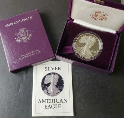 1987 S Proof $1 American Silver Eagle Dollar