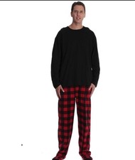 Buffalo Plaid - Buffalo Check Christmas Pajamas Men s Size L
