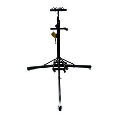 Movable Heavy Duty Crank Light Stand Stage Light System Wheels Strengthen Base