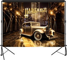 Harlem Nights Backdrop Photography Background 7X5Feet Studio Photo Booth Props