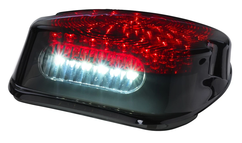 LED Rücklicht Bremslicht passend für Harley Modelle schwarz getönt e-geprüft 12V - Bild 2 von 4