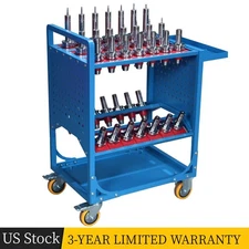 Rolling Tool Cart 40 Taper Tool Holder CNC Tool Cart CAT40 Tool Trolley 35 BT40