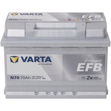 Varta N70 Autobatterie 12V 70Ah Dynamic EFB Start-Stop Batterie 570500076
