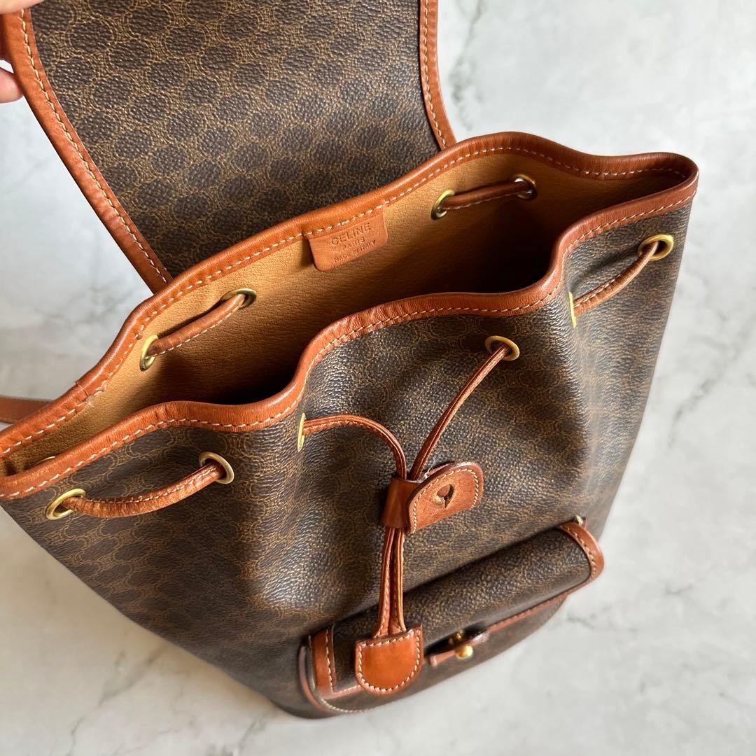 CELINE Macadam pattern mini backpack 90's vintage… - image 6