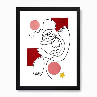 Roya Kunstdruck gerahmt Wandbild Poster Leinwanddruck Bild