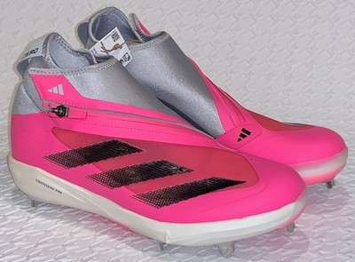 adidas Adizero Impact+ BSB 25cm ピンク スパイク ADIDAS Adizero Impact+ BSB Pink Silver Black Metal Spike Baseball