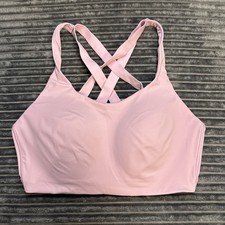 Lululemon Energy Bra High Support 38DD Pink Women  s Sports Bra Running Workout