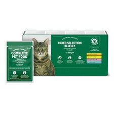 Grain Free Complete Wet Food for Adult Cats Mixed Selection In Jelly 4.8 kg (48 3.14 per kilo