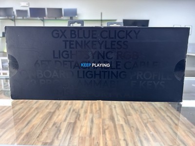 Logitech - G PRO TKL Wired Mechanical GX Blue Clicky Switch Gaming Keyboard