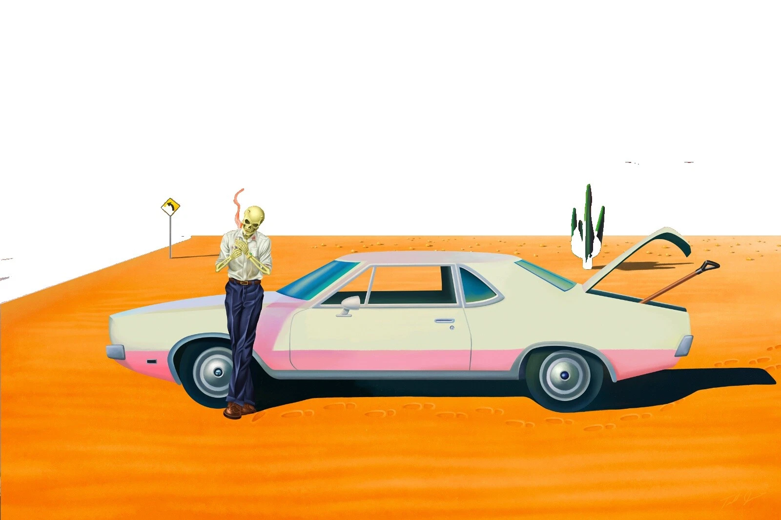 沙漠艺术风景艺术