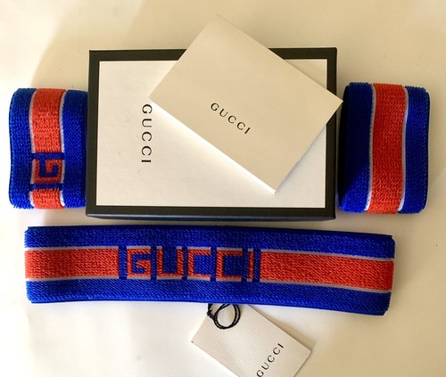 Auténtico NUEVO CON ETIQUETAS Gucci Talla M-(57cm)- Conjunto de Pulsera Diadema con Caja y Bolso - Imagen 2 de 5