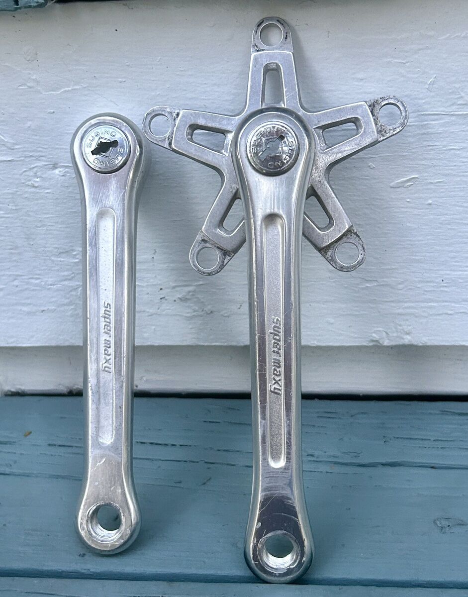Sugino Super Maxy Crankset 170 Vintage Old School BMX Crank Sugino Super Maxy Crankset 170 Vintage Old School BMX Crank