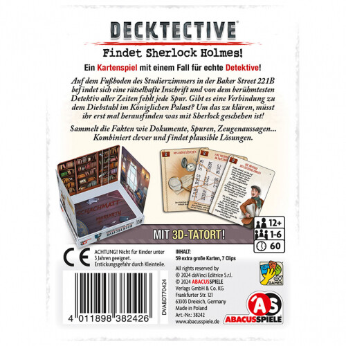 Decktective - Findet Sherlock Holmes - allemand - Photo 3/3