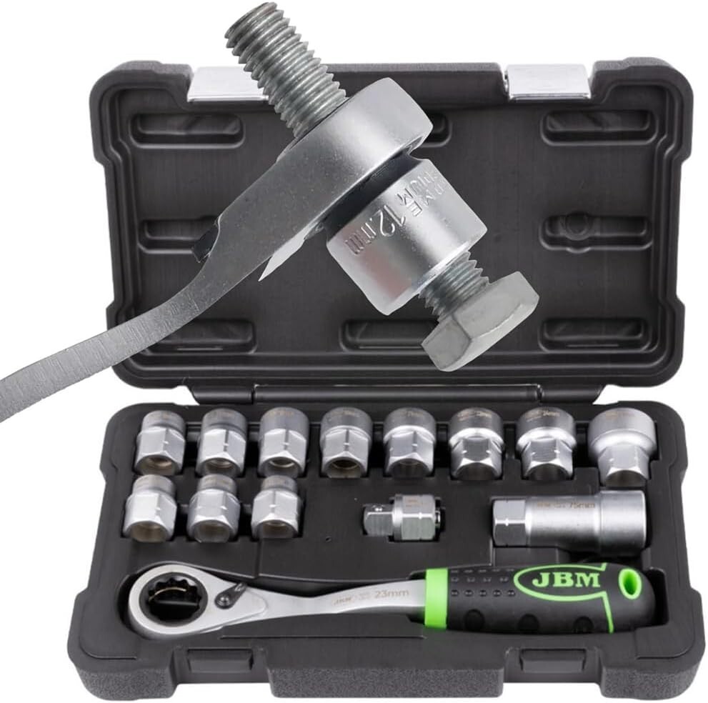 KIT UTENSILI CRICCHETTO GO-THROUGH JBM DA 14 PEZZI 54090