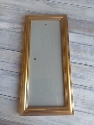 Gold Vergoldet Effekt Holz Bilderrahmen für 10'' x 4'' Fotos Vintage Stil 