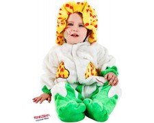 COSTUME VESTITO  TRAVESTIMENTO CARNEVALE NEONATA/O FUNGHETTO 9-12 MESI