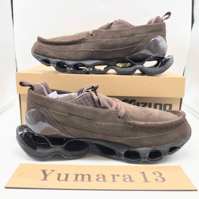 ラス1 MIZUNO WAVE PROPHECY MOCSUEDE BROWN Mizuno Wave Prophecy Moc Brown Men's - D1GD243602 - US
