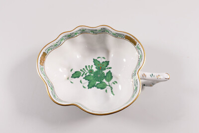 Herend Schale Blattschale Konfektblatt AV 872S Apponyi Apony Vert grün 11,5x10cm