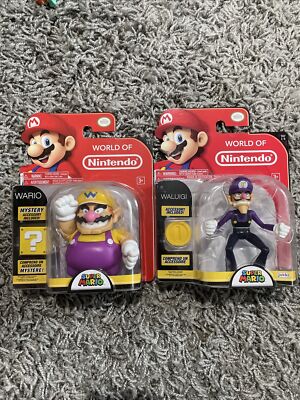 Super Mario Jakks World of Nintendo Brand New RARE Wario