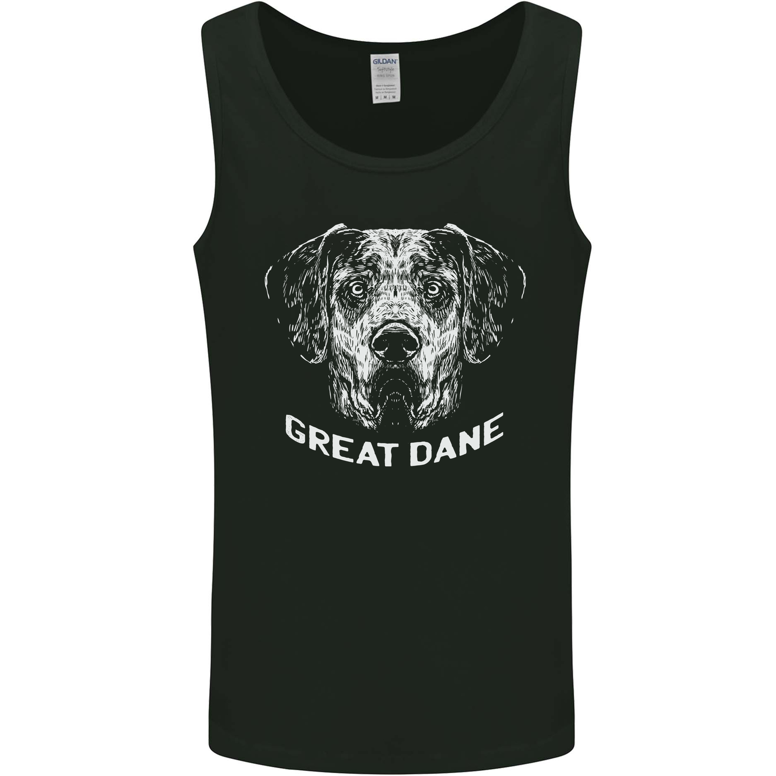 Great Dane Dog Mens Vest Tank Top