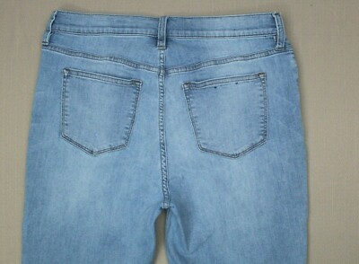 J. Crew Lookout High Rise Crop Jeans Women's Size 32 Light Wash Denim