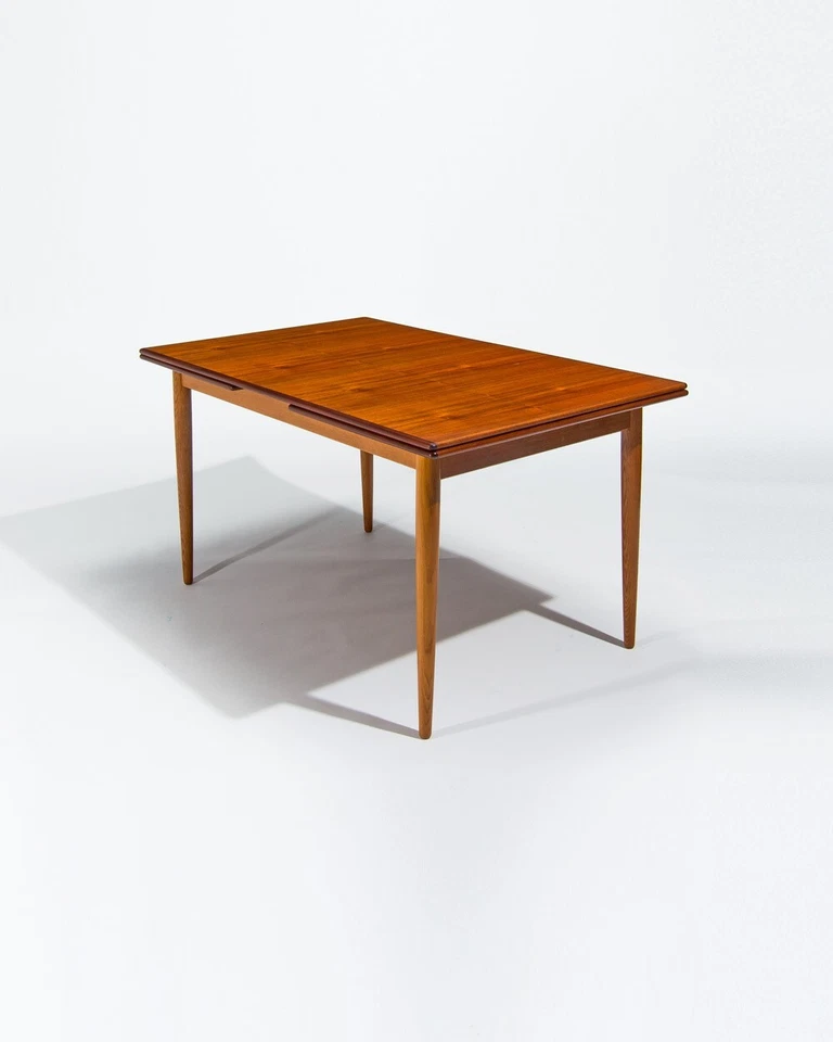 Juego de comedor danés en teca y roble años 50’s Mid Century silla de mesa vintage Foto 2 de 4