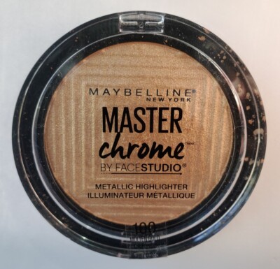 Maybelline Highlighter Molten Gold 100 Master Chrome Metallic by FaceStudio 