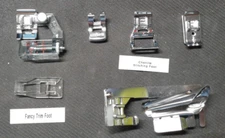 Original Presser Foot Adapter Husqvarna Viking Sewing Machine Group of 6 pieces