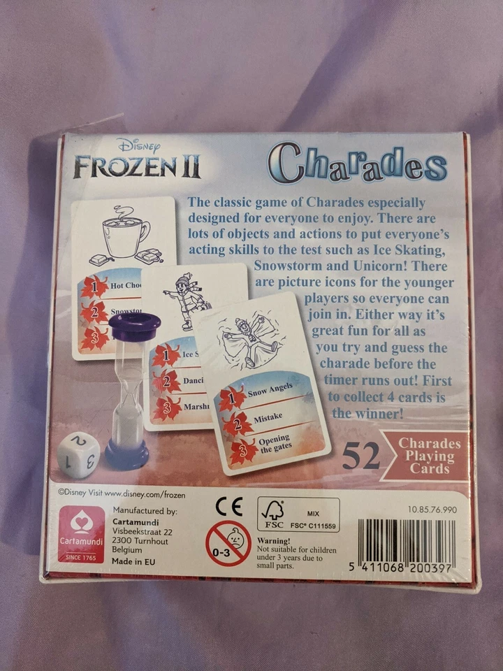 Frozen 2 Charadas Juego de Cartas Disney Anna & Elsa Foto 2 de 2