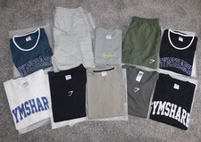 LOT Of 10 Gymshark Mens T-Shirts, Tanks, & Sh...