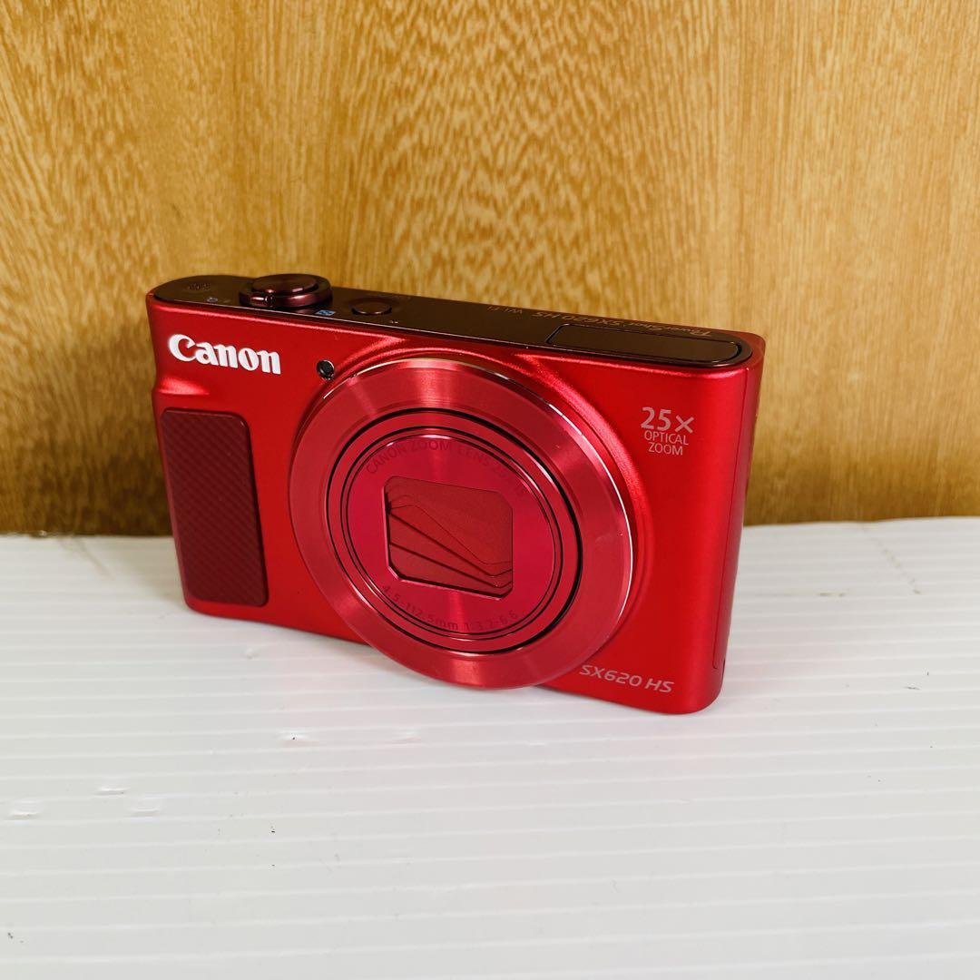 Canon PowerShot SX 620HS,RED,25x,3in,20.0MP Excellent from JAPAN 