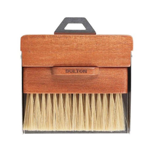 DULTON Mini Dustpan Brush Small Dust Pan and Hand Broom Mini Broom Silver Red - Picture 8 of 11