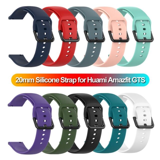20mm Strap Wristbands Silicone Replacement Watch Band For Huami Amazfit GTS