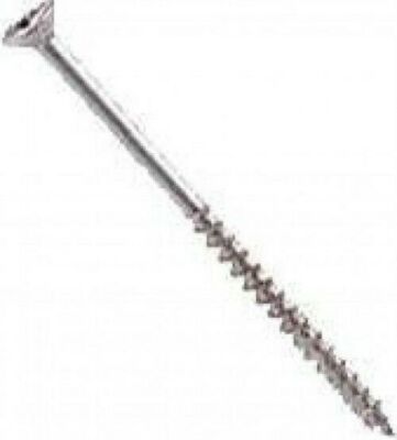 LBM Screws 02685 8 x 3'' Phillips Zinc Coated Deck Screws - 2,000 Count Box