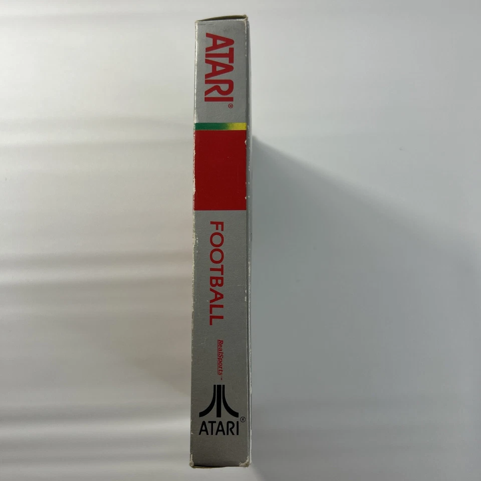 Football Atari 2600 Real Sports Complete CIB Rare W/ OEM Warranty Card - Image 2 of 4