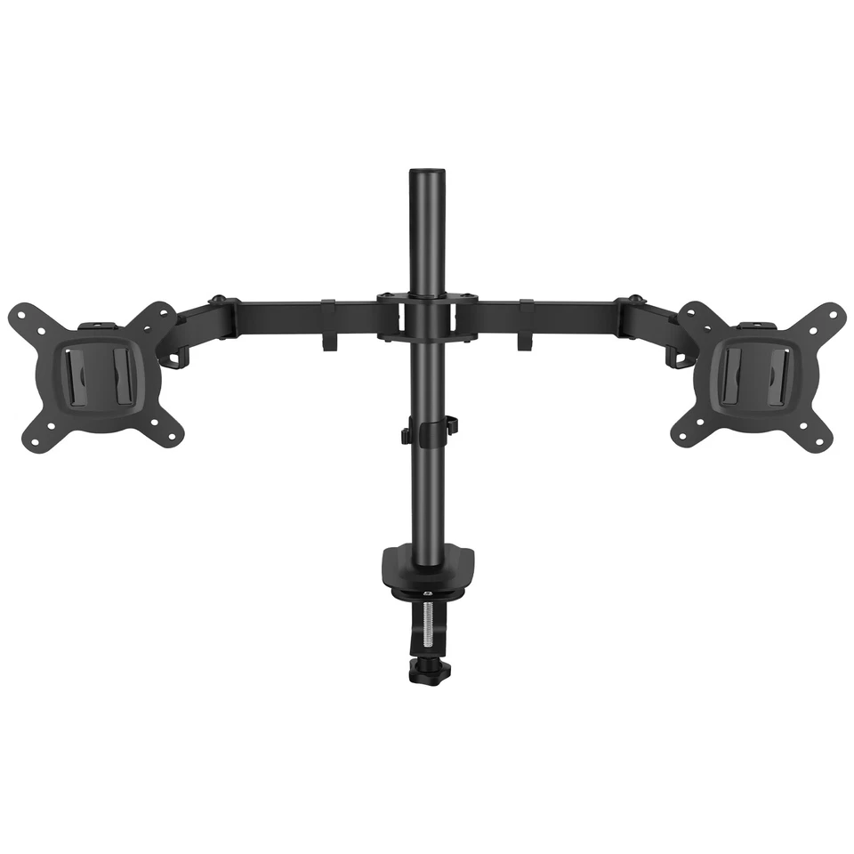 2 Fach Monitorhalterung Monitor Bildschirm Doppel Halter Ständer Tischhalterung - Bild 4 von 4