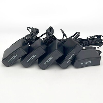 Lot of 5 Jabra SSA-5W-05 Mini-USB Wall Charger Power Adapter for Bluetooth