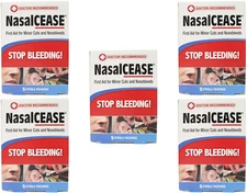 5 Pack of NASALCEASE FOR NOSEBLEEDS 5/BX 1EA