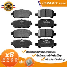 Front and Rear Disc Ceramic Brake Pads Fit For Toyota Avalon Solara Camry