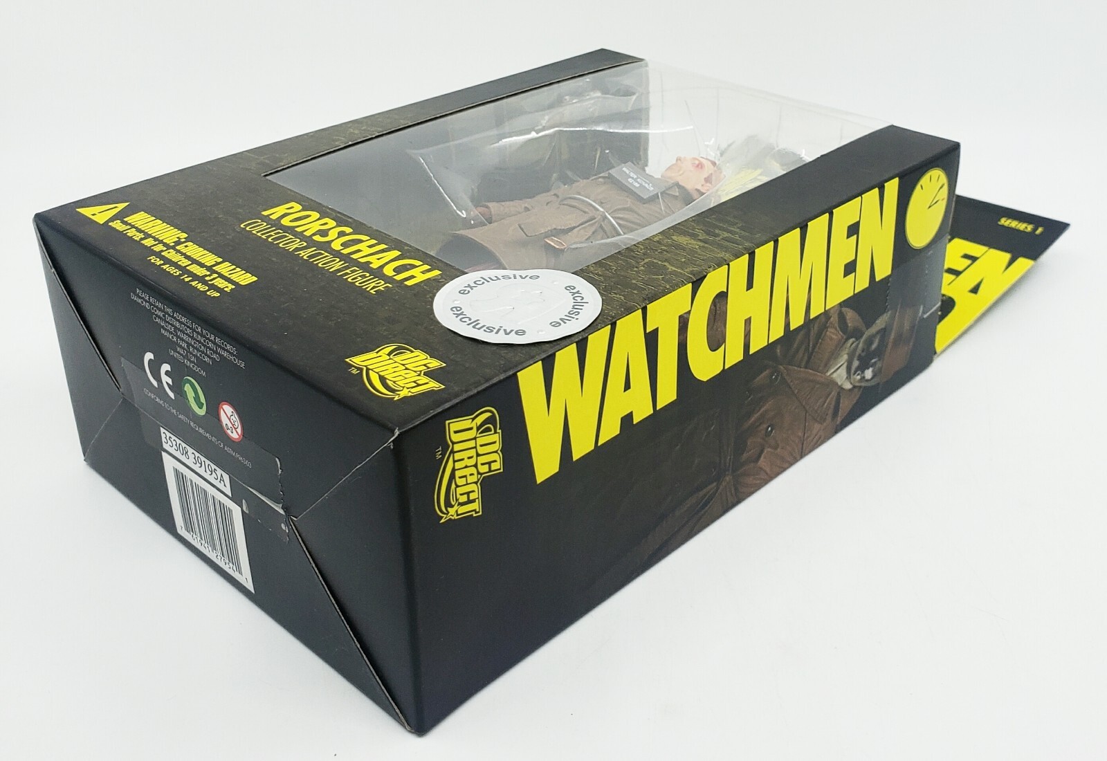 DC Direct Watchmen Series 1 Rorschach Unmasked Action Figure for sale ...