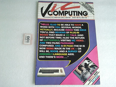 Vic Computing Magazine Ausgabe 10 - März 1983 - Commodore User Vic-20