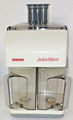 Vintage Singer Juice Giant Juice Extractor Model 774 White 37431253446 |  eBay