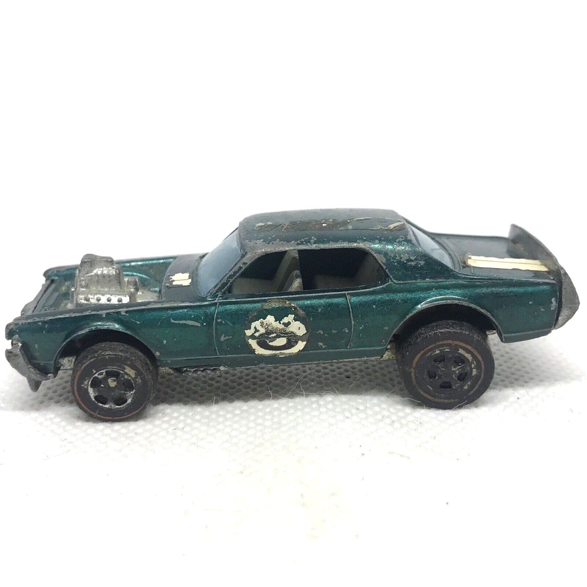 Hot Wheels Redline Nitty Gritty Kitty 1969 Aqua Gray Int. Made In